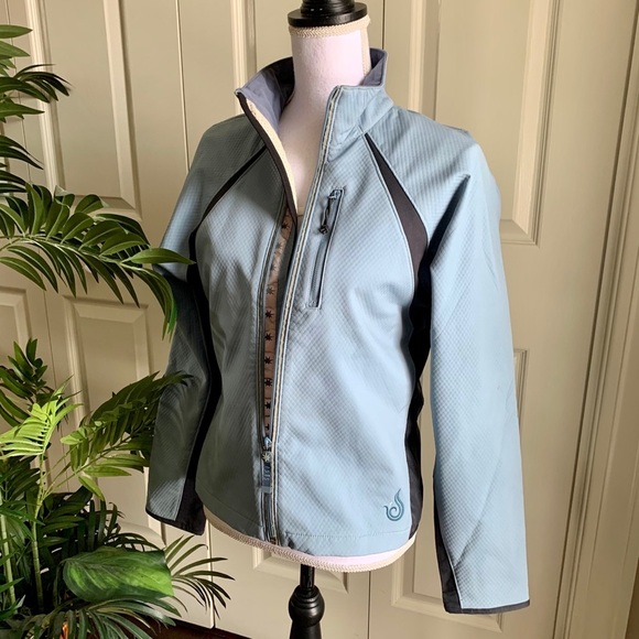 ISIS blue wind & weather resistant jacket - Picture 2 of 5